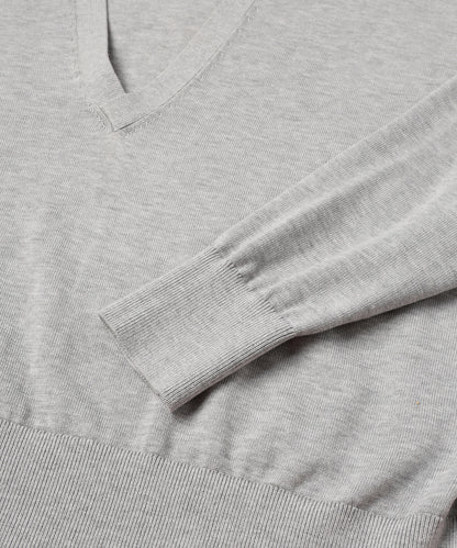 JIEDA　COTTON SILK V NECK KNIT