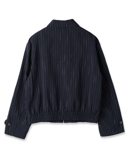 JIEDA　STRIPE ZIP JACKET