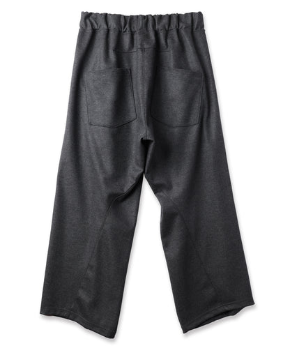 WIDE TUCK WOOL PANTS