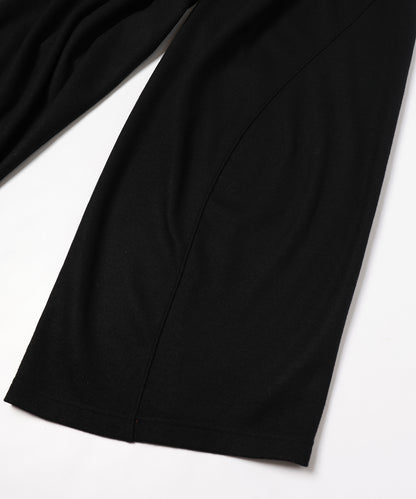 WIDE TUCK SWEAT PANTS