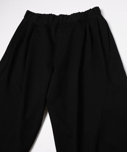 WIDE TUCK WOOL PANTS