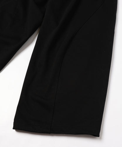 WIDE TUCK WOOL PANTS