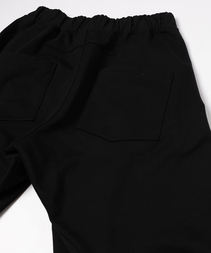 WIDE TUCK WOOL PANTS