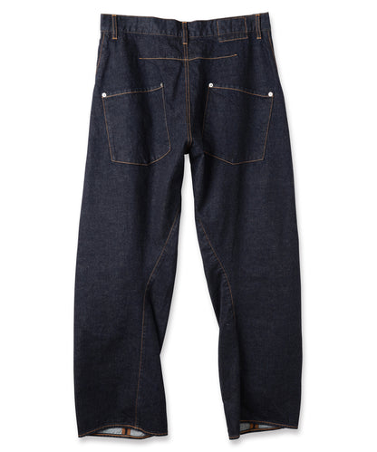 3D CUTTING DENIM PANTS