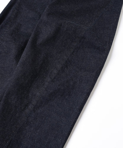3D CUTTING DENIM PANTS