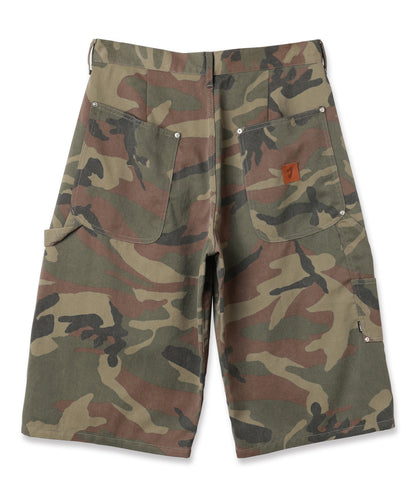 FADE CAMO 3/4 DOUBLE KNEE PANTS