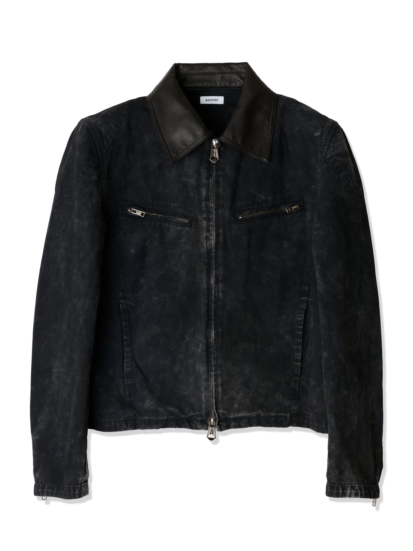 BASICKS　Dirty Motorcycle Denim Jacket