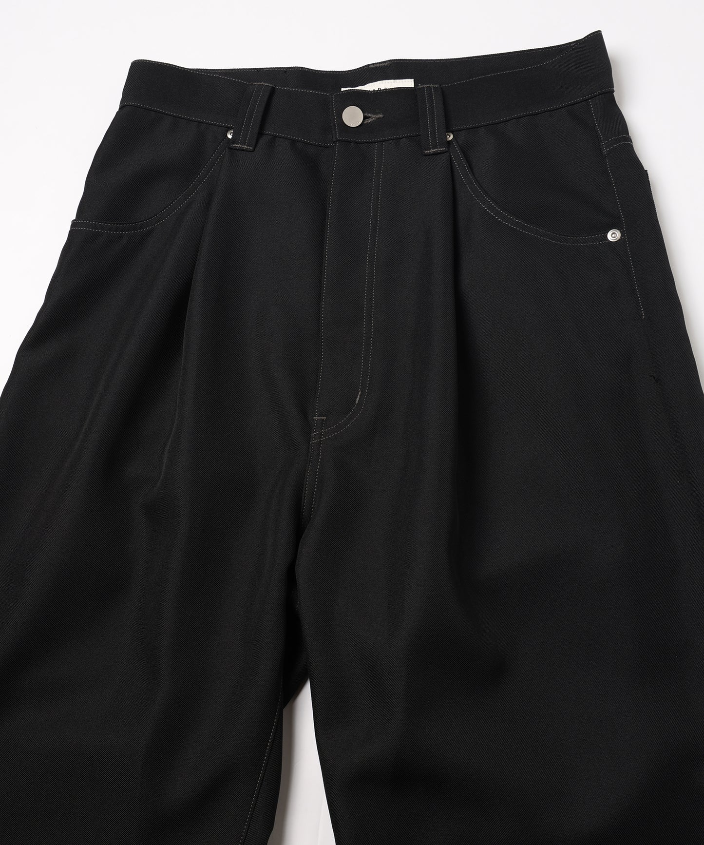 JIEDA　WIDE ONE TUCK STRAIGHT PANTS