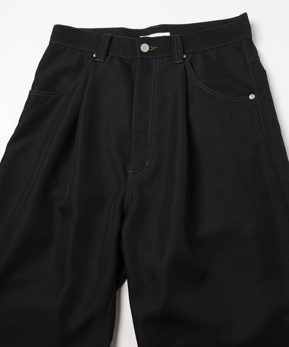 JIEDA　WIDE ONE TUCK STRAIGHT PANTS