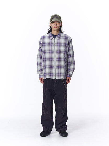 SWITCHING BAGGY DENIM PANTS