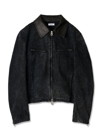 BASICKS　Dirty Motorcycle Denim Jacket