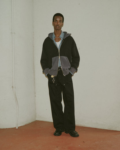 JIEDA　CHECK SWITCHING SHIRT