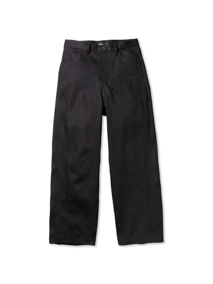 TRIPLE SEAMS 6P DENIM WIDE BLACK