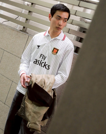 Oversized Stripe Football Shirt