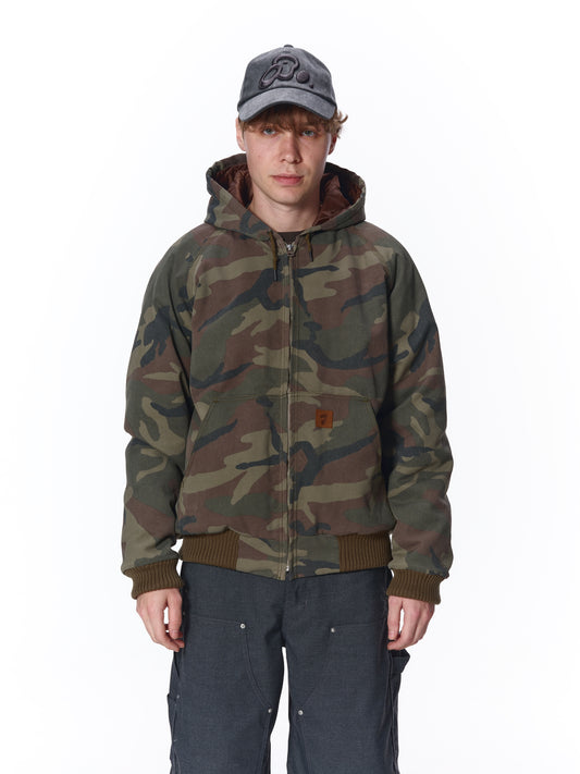 FADE CAMO NYLON PARKA