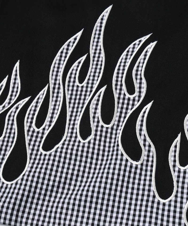 JIEDA　FLAME PATTERN TOTE BAG