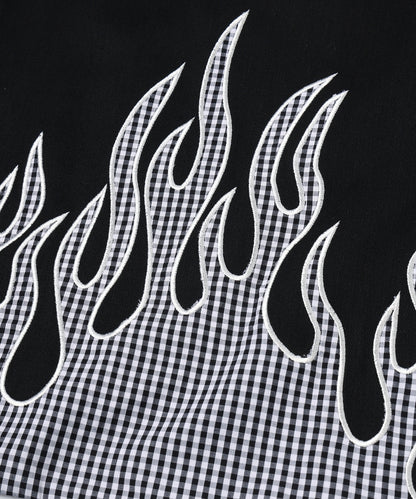 JIEDA　FLAME PATTERN TOTE BAG