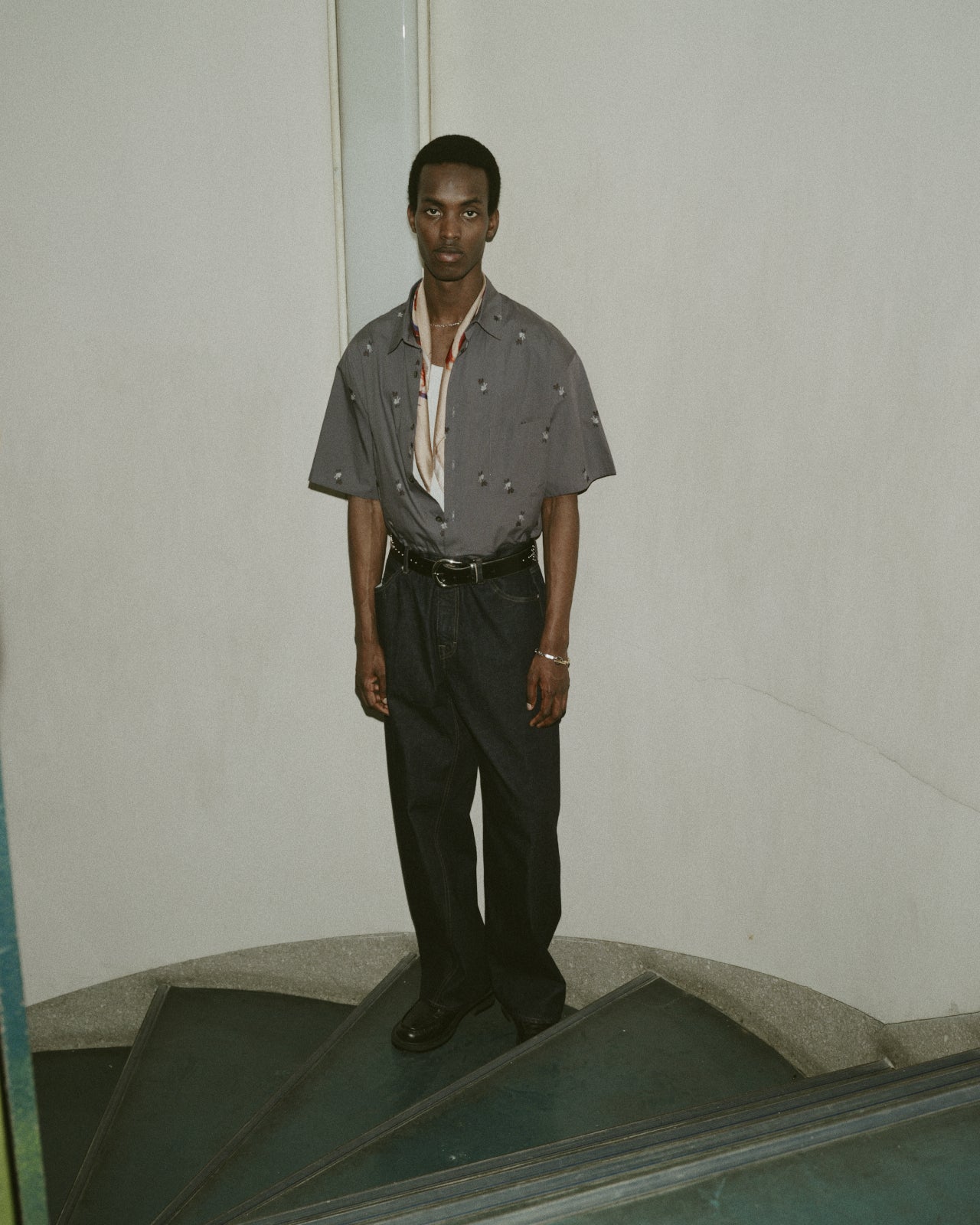 JIEDA　TWIST DENIM PANTS