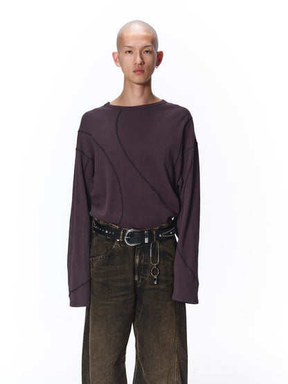 WAFFLE STITCH L/S