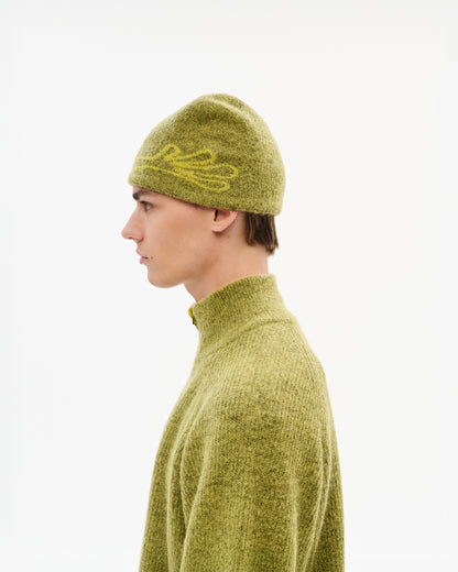 MOSCOT MOHAIR MIXED KNIT BEANIE