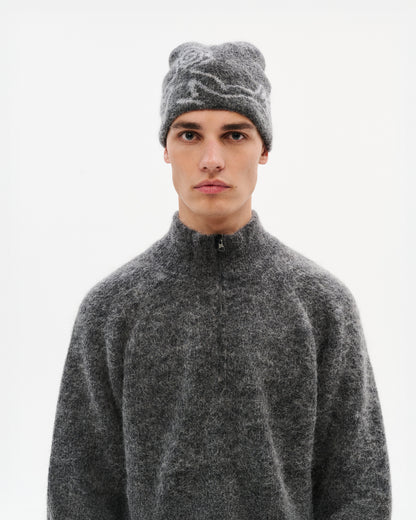 MOSCOT MOHAIR MIXED KNIT BEANIE