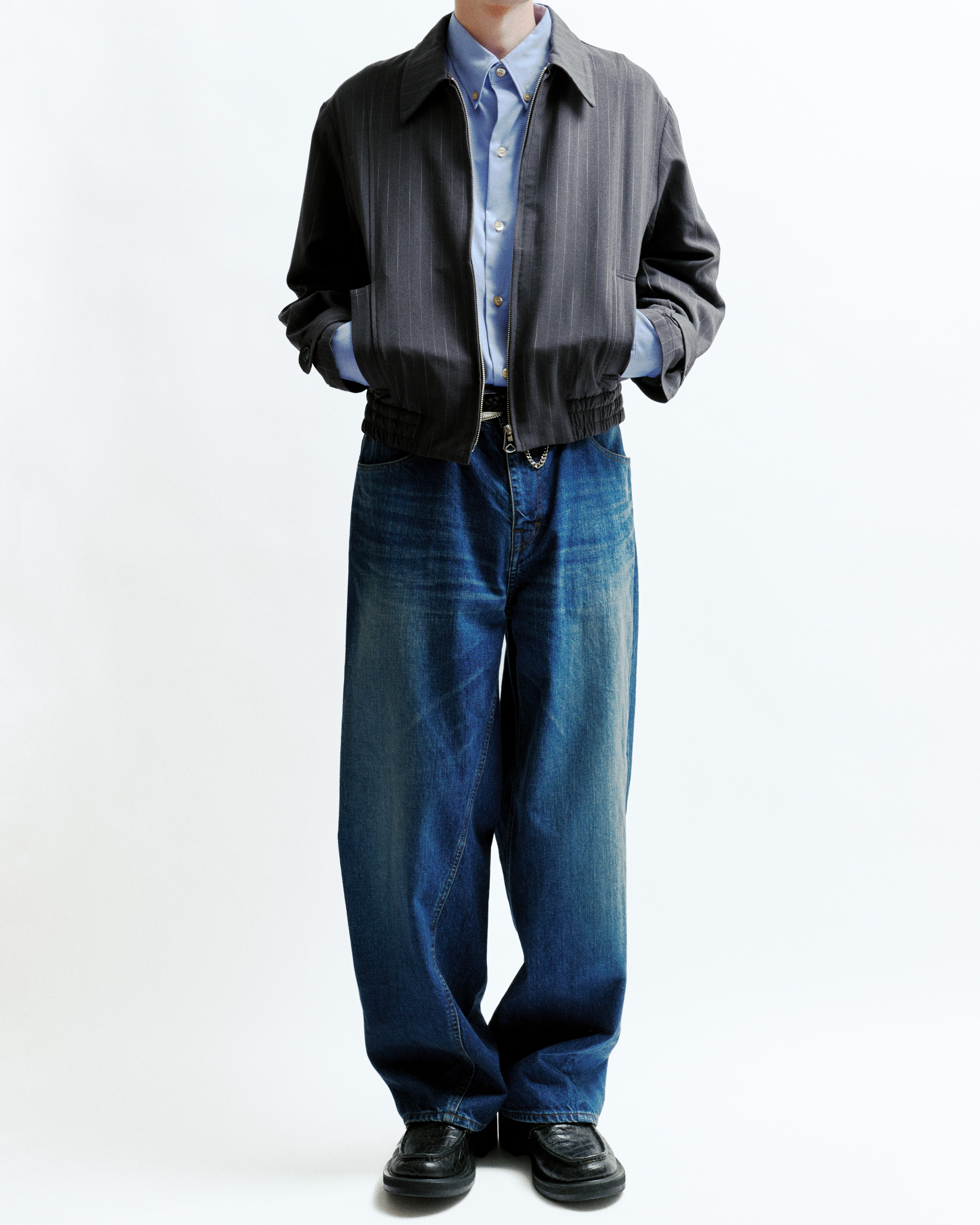 JIEDA USED TWIST DENIM PANTS – KIKUNOBU