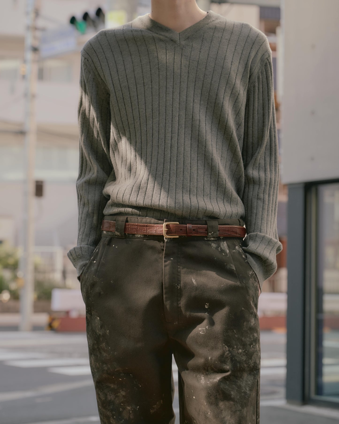 ANCELLM　PAINTER'S CHINO PANTS