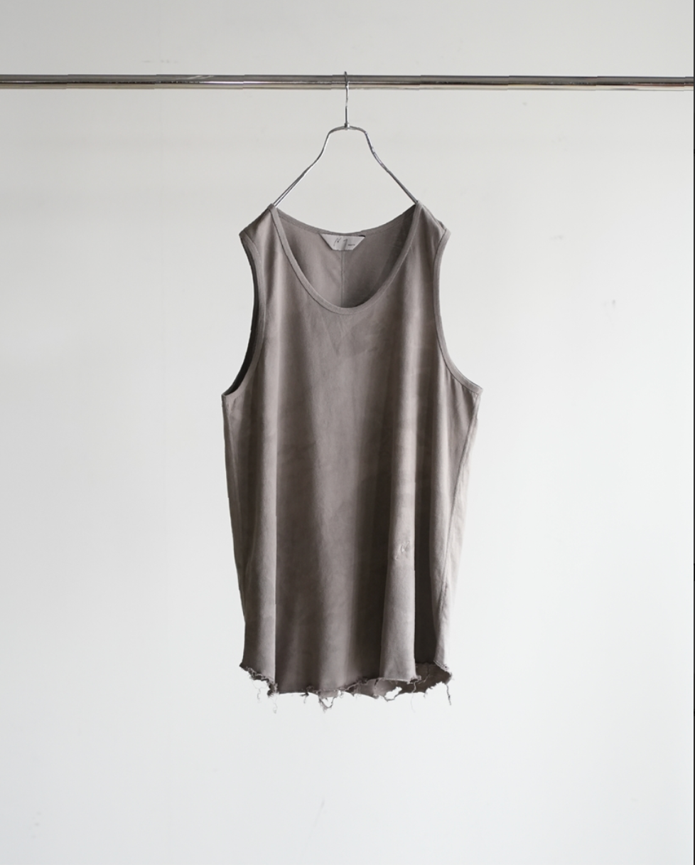 ANCELLM　 UNEVENNESS TANK TOP