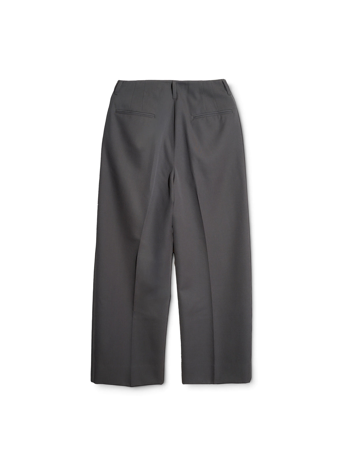 ANTHEM A　WOOL GABARDINE BELTLESS TROUSERS