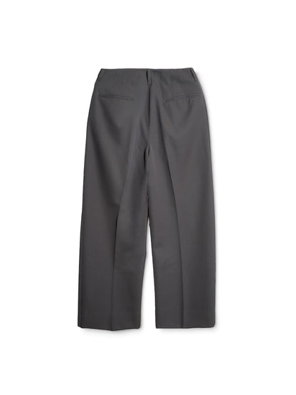 ANTHEM A　WOOL GABARDINE BELTLESS TROUSERS
