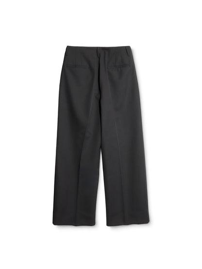 ANTHEM A　WOOL GABARDINE BELTLESS TROUSERS
