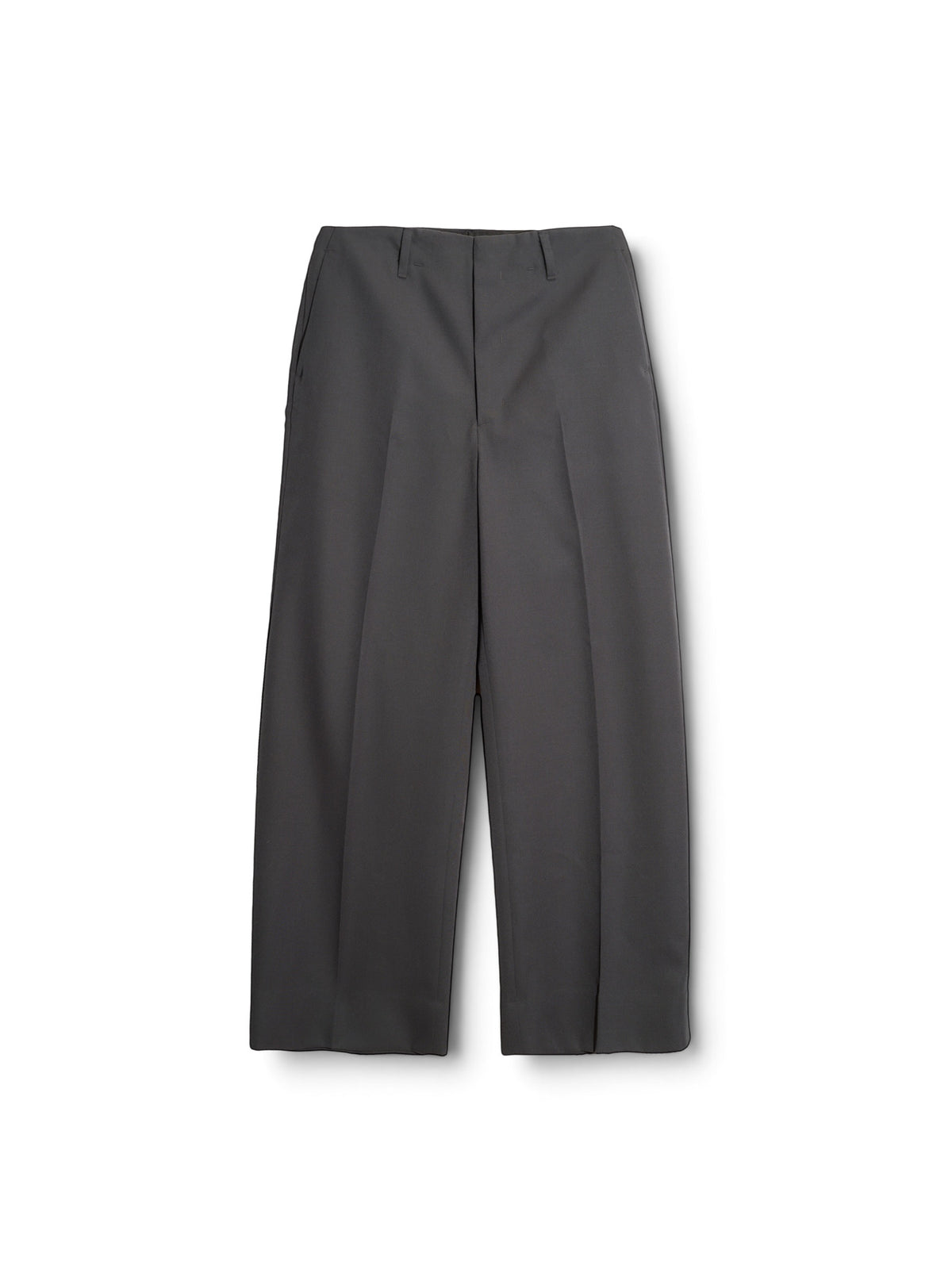 ANTHEM A　WOOL GABARDINE BELTLESS TROUSERS