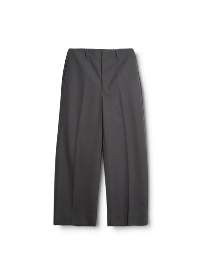 ANTHEM A　WOOL GABARDINE BELTLESS TROUSERS