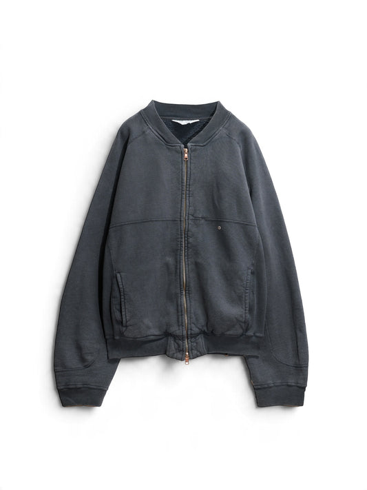 ANCELLM　FLEECE-LINED SWEAT VERSITY SHIRT