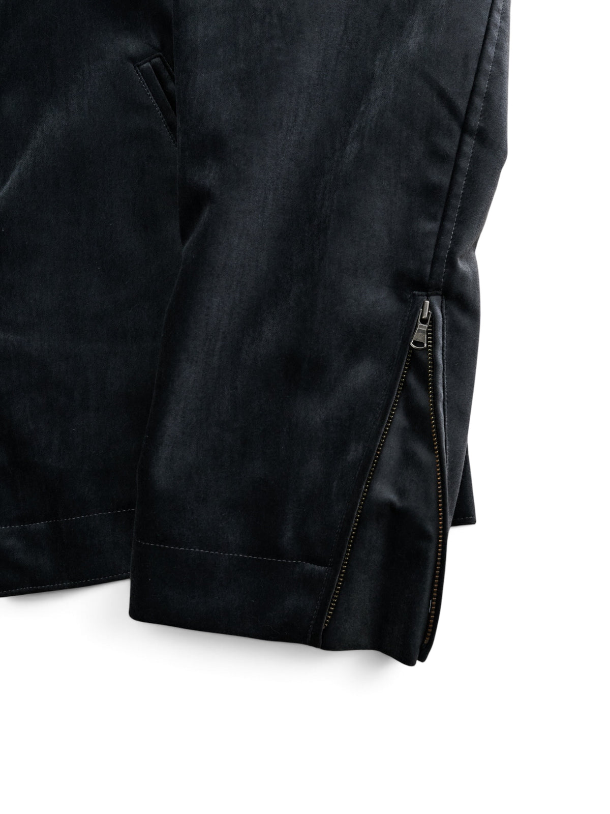 ANTHEM A　COTTON VELVET MIINIMAL RIDING JACKET