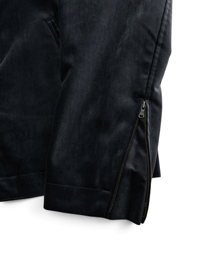 ANTHEM A　COTTON VELVET MIINIMAL RIDING JACKET