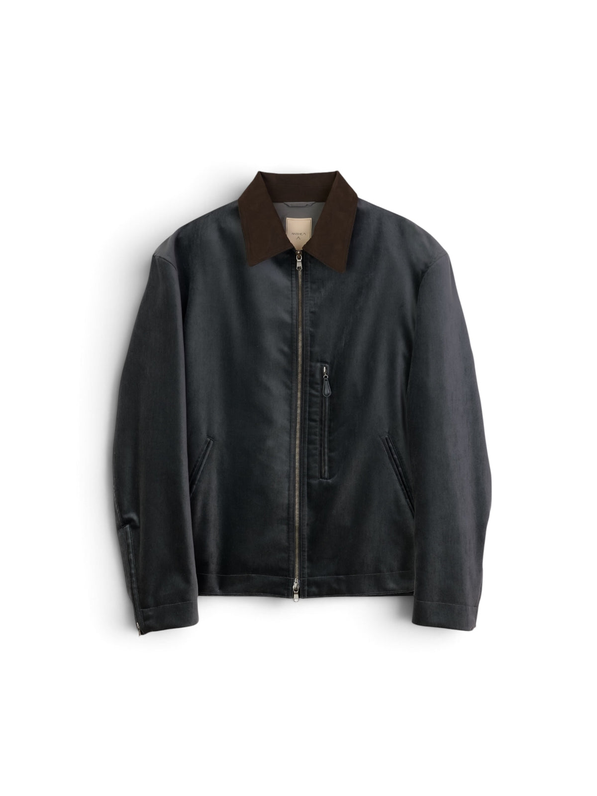 ANTHEM A　COTTON VELVET MIINIMAL RIDING JACKET