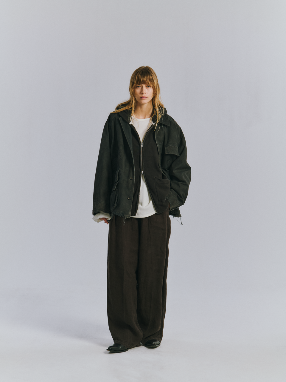 ANCELLM　ZIP UP HOODIE