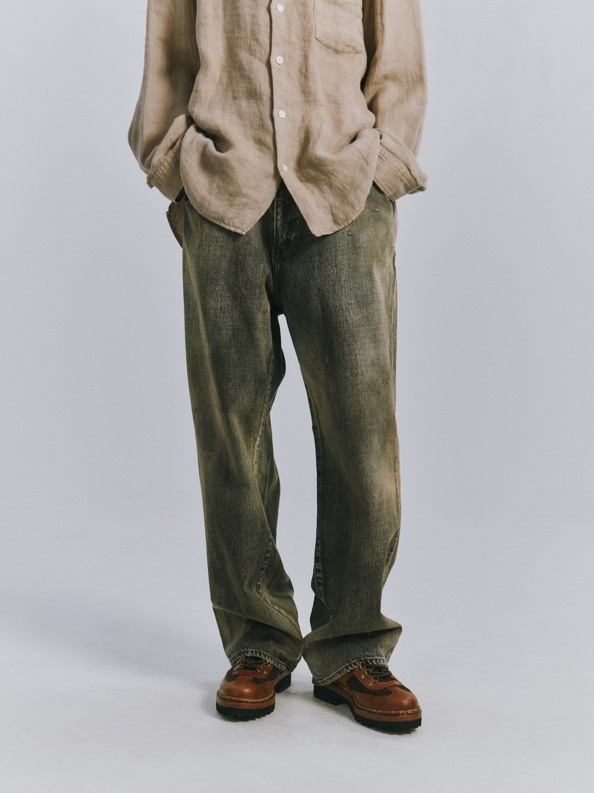 服バカ 様　ANCELLM DENIM PANTS ANCELLM #08 MIDDLE STRAIGHT 5P DENIM PANTS – KIKUNOBU
