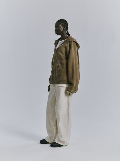 ANCELLM　FLEECE-LINED SWEAT HOODIE