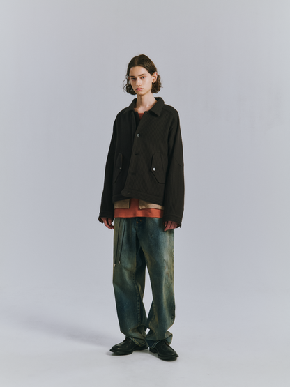 ANCELLM　140's WOOL PIQUE JACKET