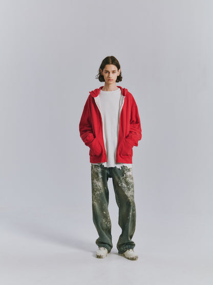 ANCELLM　DAMAGE WAFFLE CREW LS