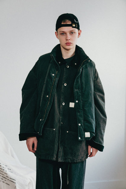 INNAT　GARMENT DYED DOWN VEST