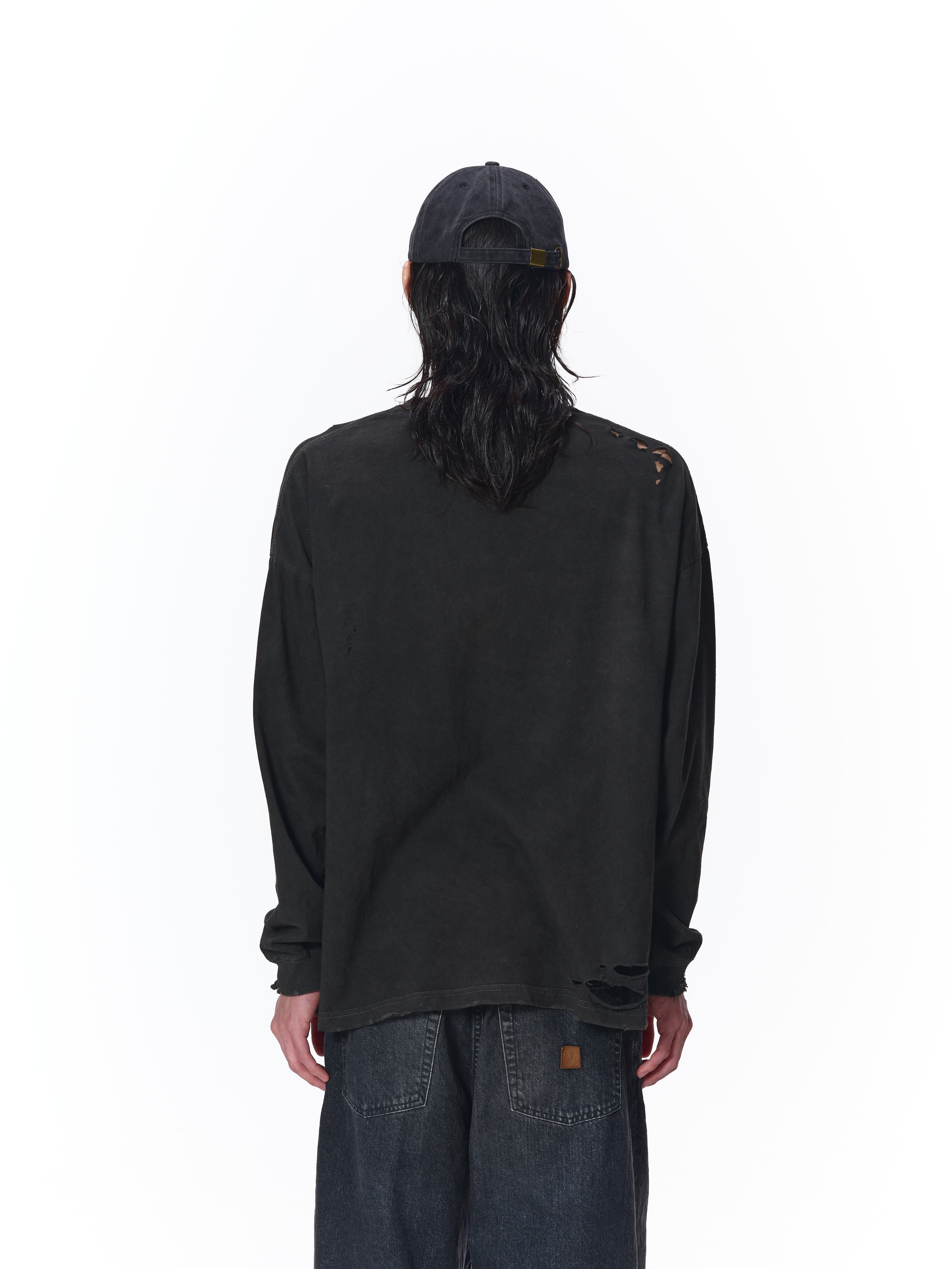 【YOURNUS】Guilty Damage Pigment T-Shirt DAMAGE PIGMENT LOGO TEE – KIKUNOBU