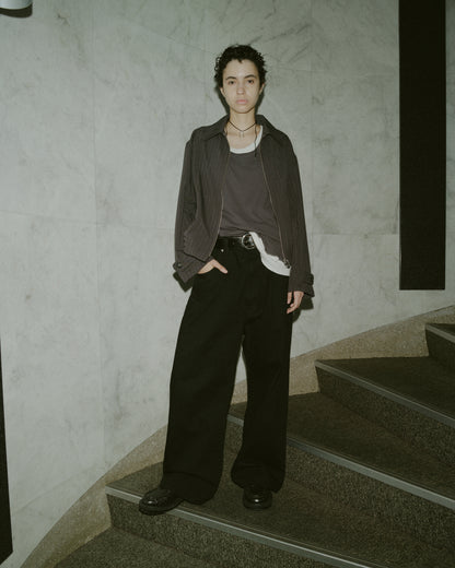 JIEDA　ONE TUCK DENIM PANTS