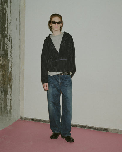 JIEDA　USED TWIST DENIM PANTS