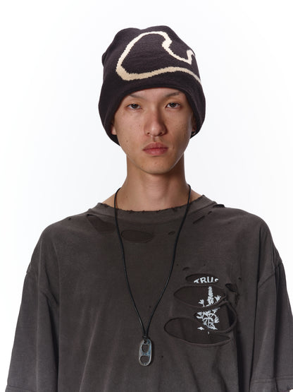 J LOGO KNIT CAP