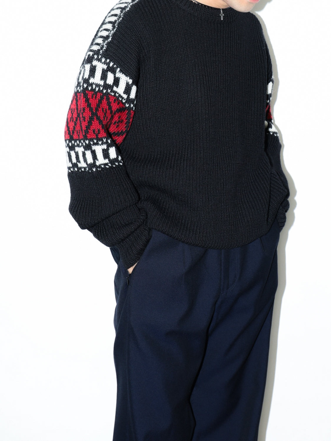 JIEDA　NORDIC SWEATER