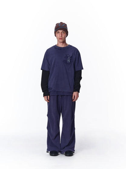 SWEAT PARACHUTE PANTS