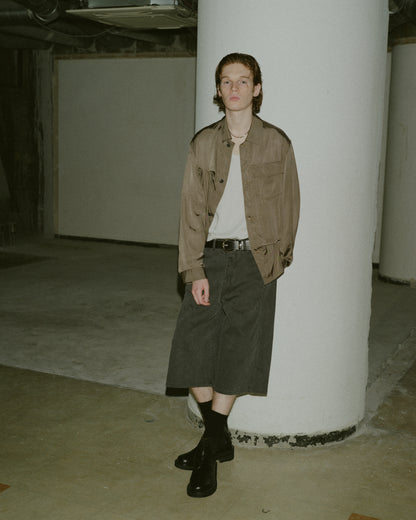 JIEDA　RAYON SILK SHIRT JACKET